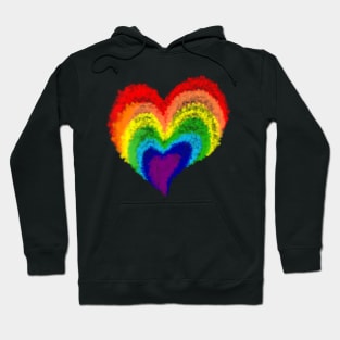 Rainbow Heart Hoodie